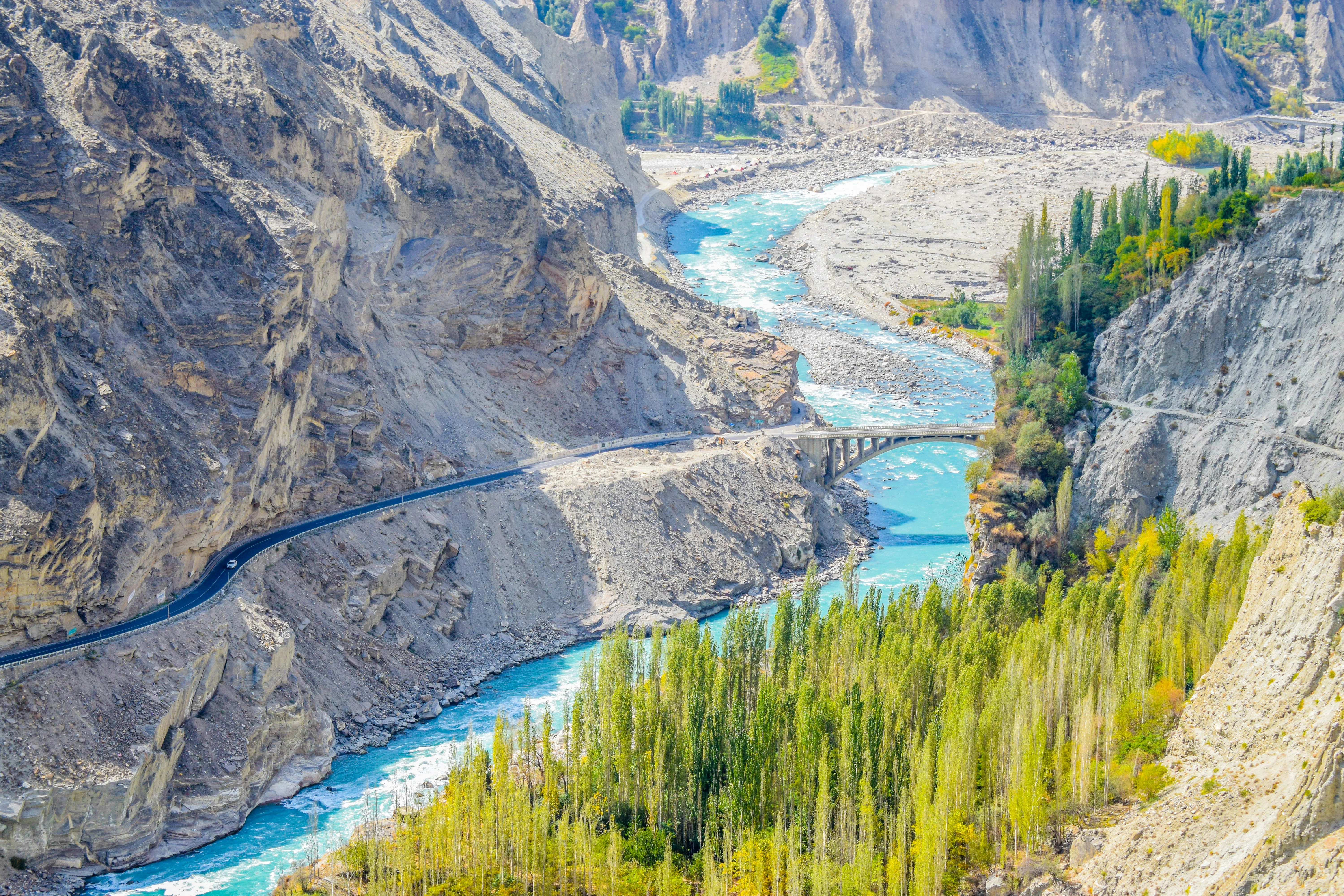 A view of Attabad Lake, Gilgit